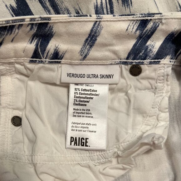 PAIGE Verdugo Skinny Ankle Jeans Women's Size 31 – Washed Stretch Denim Mid NEW - Picture 6 of 8